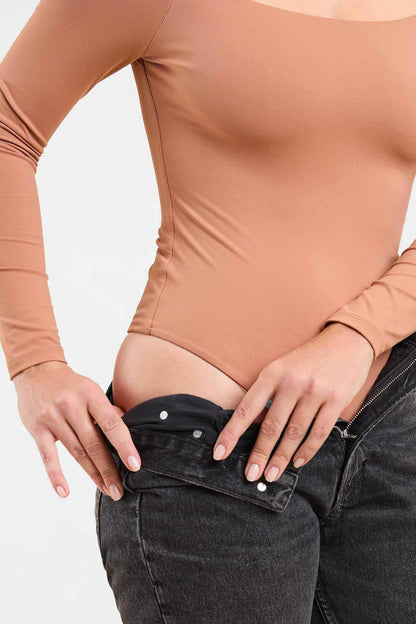 Off The Shoulder Bodysuit | Clay