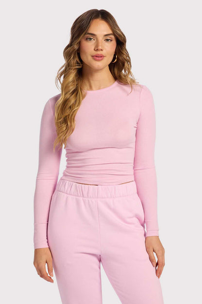 Slinky Rib Long Sleeve Shirt