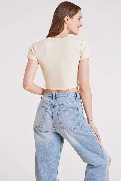 Baby Tee | Bone
