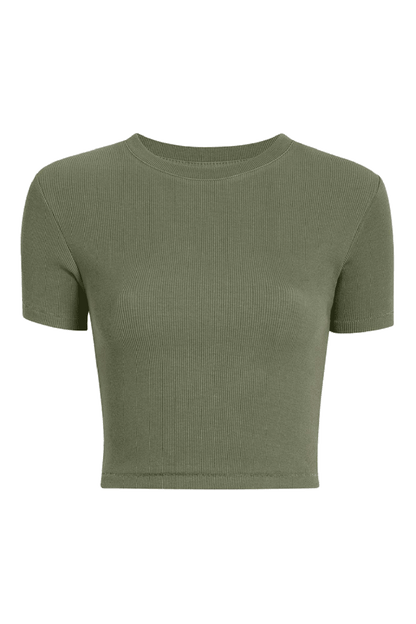 Baby Tee | Olive