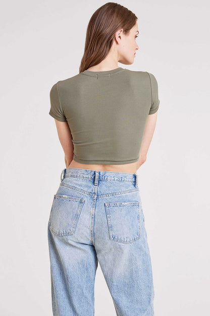 Baby Tee | Olive