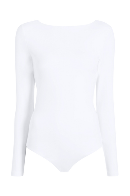 Open Back Bodysuit | White