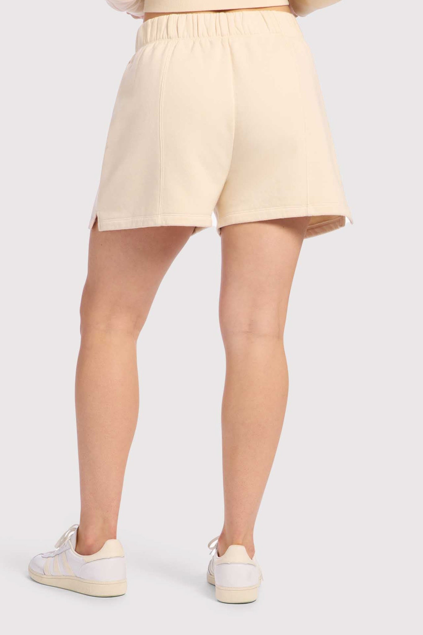 Vintage Fleece Seamed Short | Washed Bone
