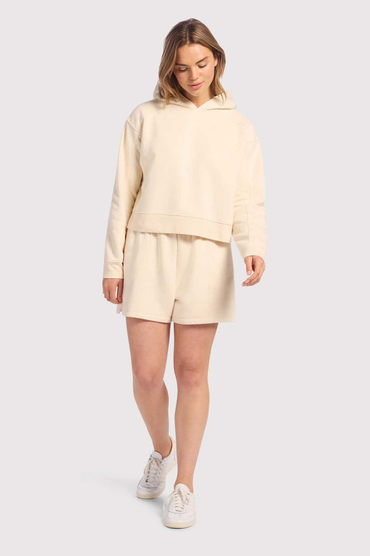Vintage Fleece Seamed Short | Washed Bone
