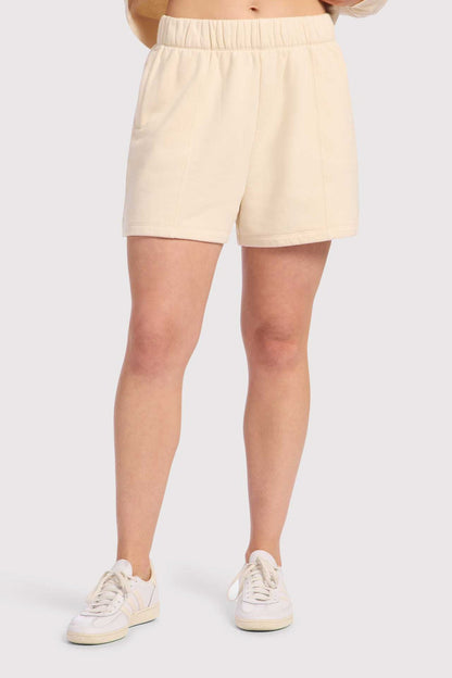 Vintage Fleece Seamed Short | Washed Bone