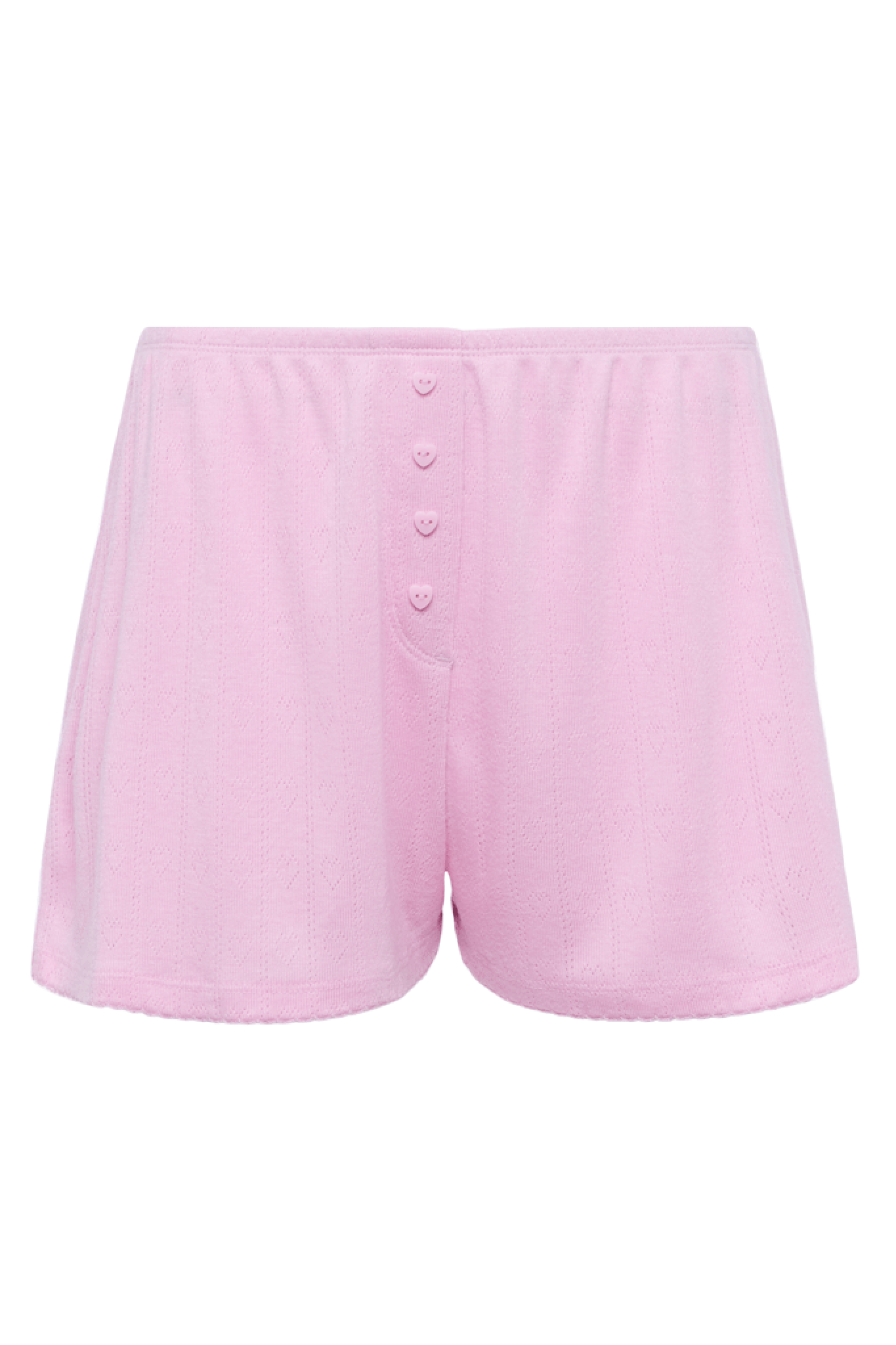Heart Pointelle Pajama Cheeky Short | Bon Bon