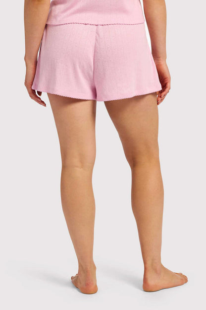 Heart Pointelle Pajama Cheeky Short | Bon Bon
