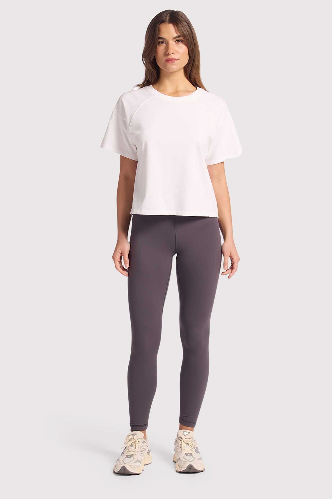 Steady Seamed Tee | White