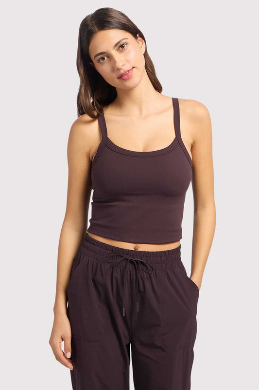 Elevate Scoop Tank | Eggplant