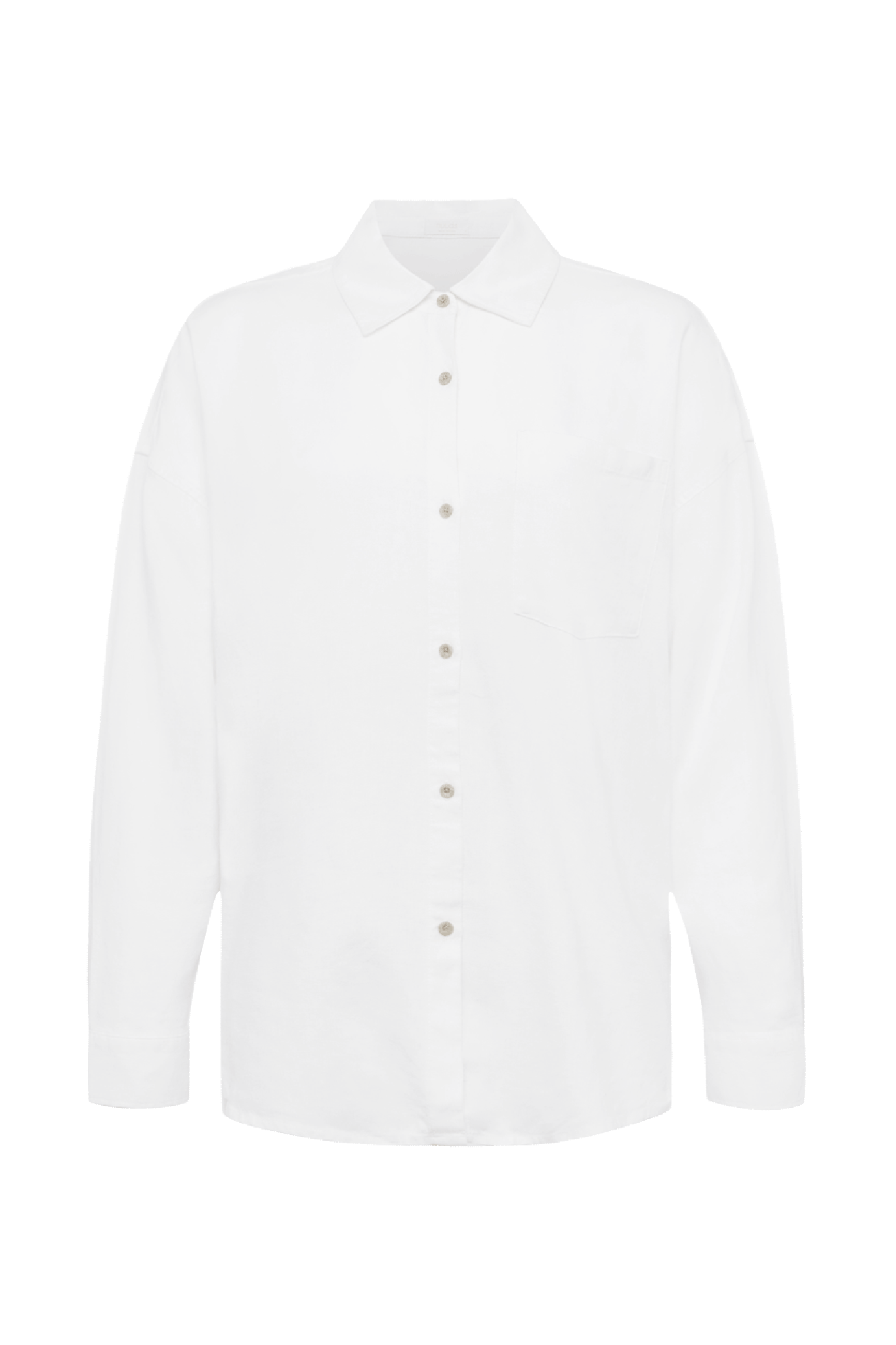 Linen Boyfriend Shirt | White