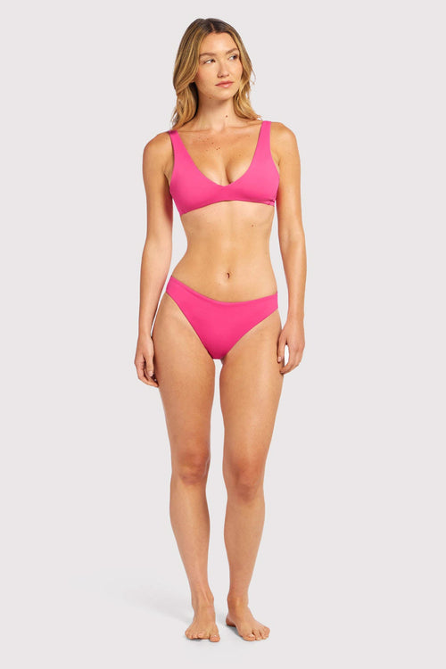 Low Waist Bikini Bottom | Fuchsia
