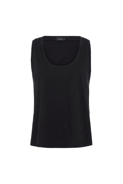 Soft Cotton Everyday Tank | Black