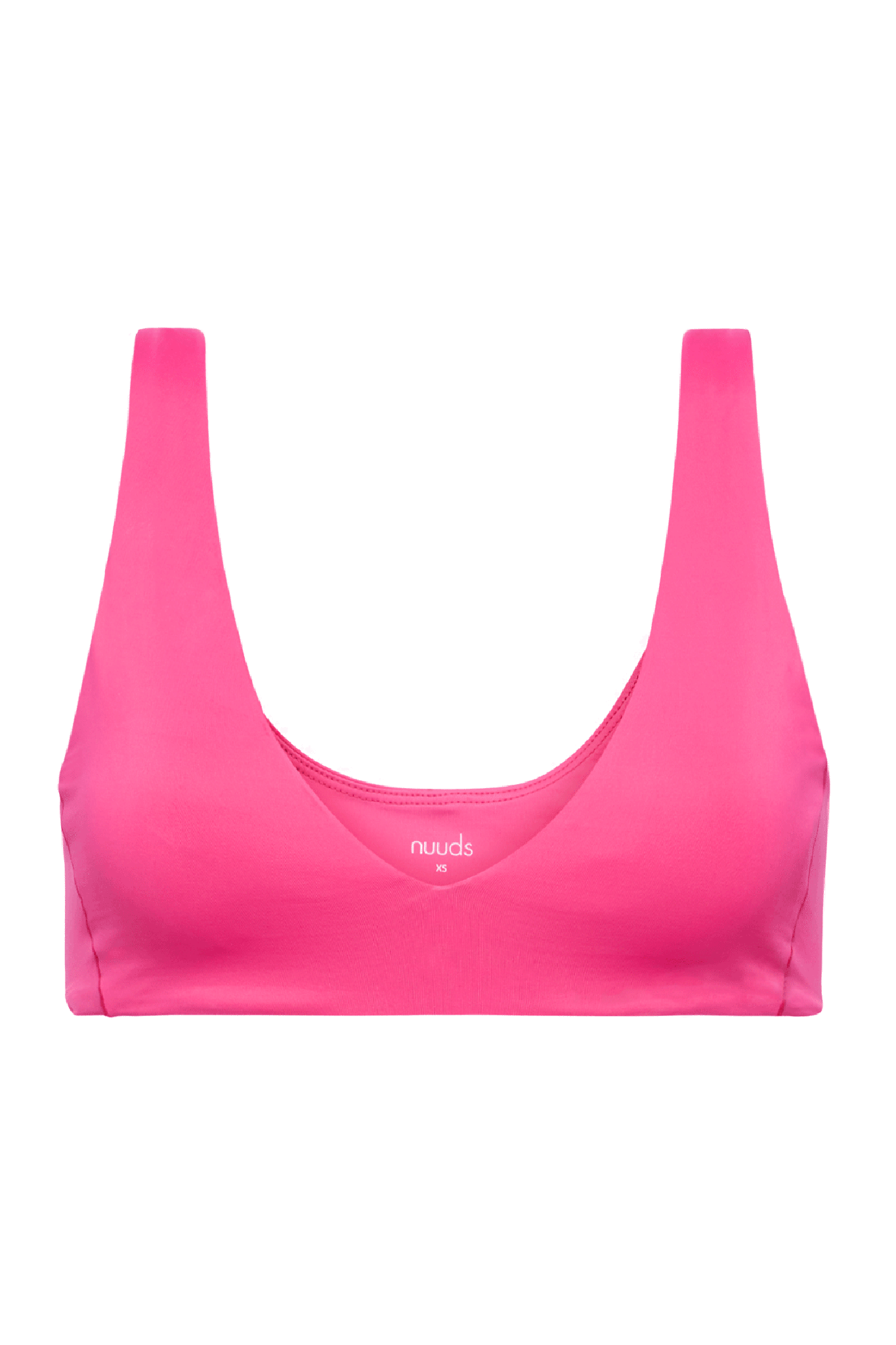 Plunge Bikini Top | Fuchsia