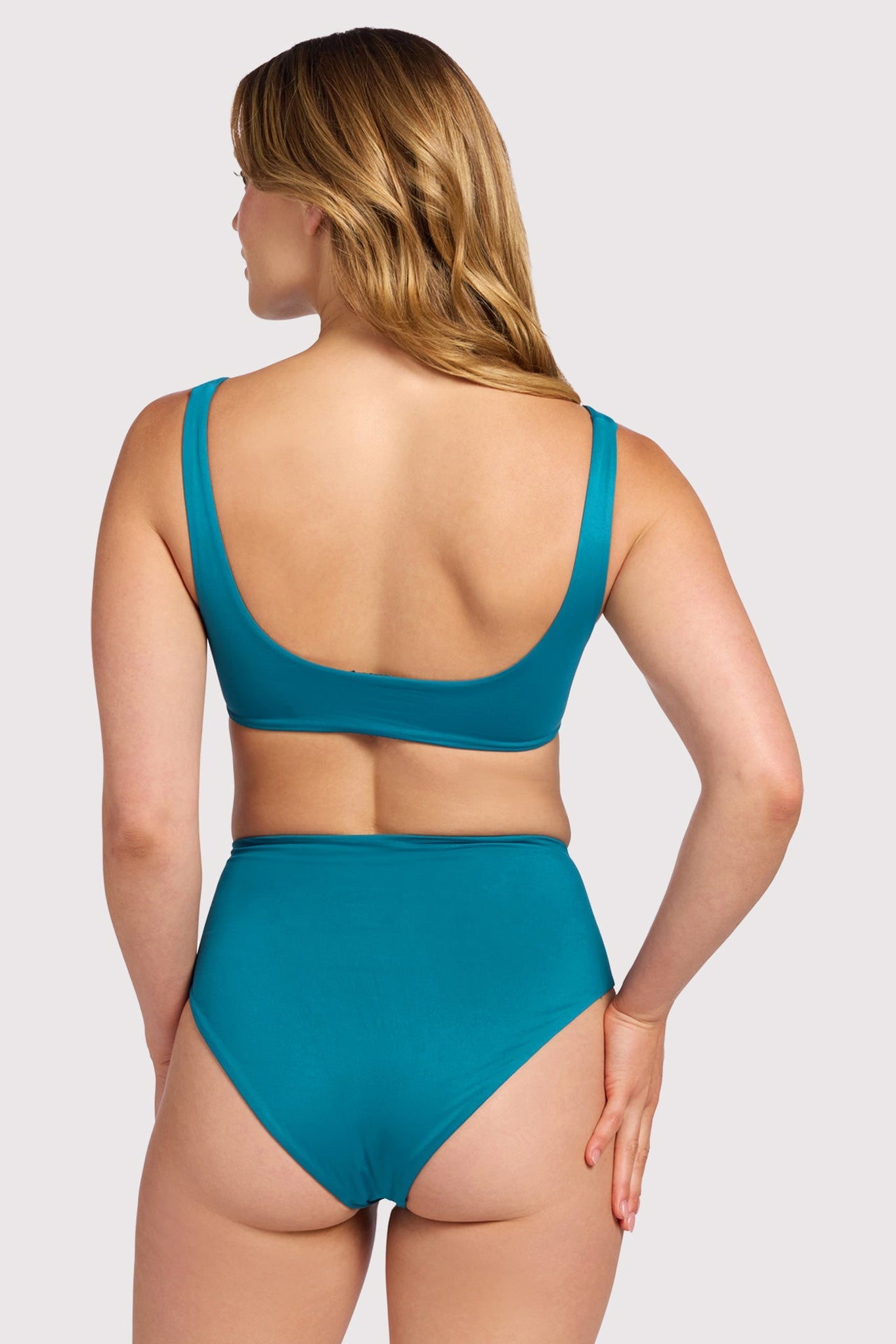 Plunge Bikini Top | Lagoon