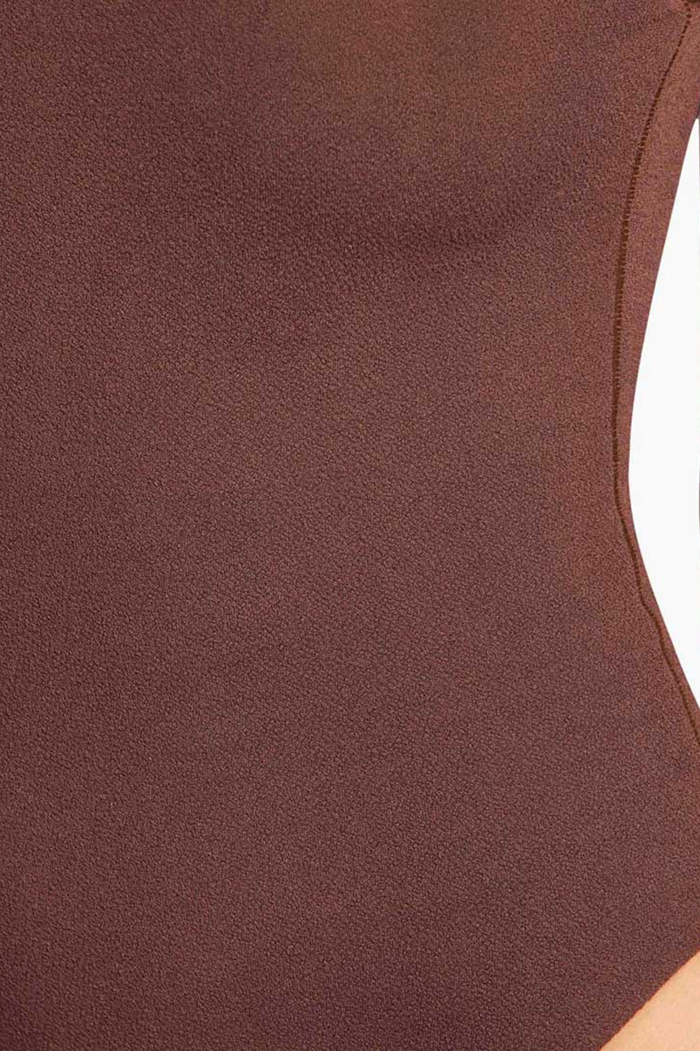 Square Neck One Piece | Coffee