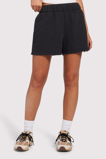 Vintage Fleece Short | Black