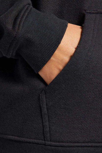Vintage Fleece Hoodie | Black