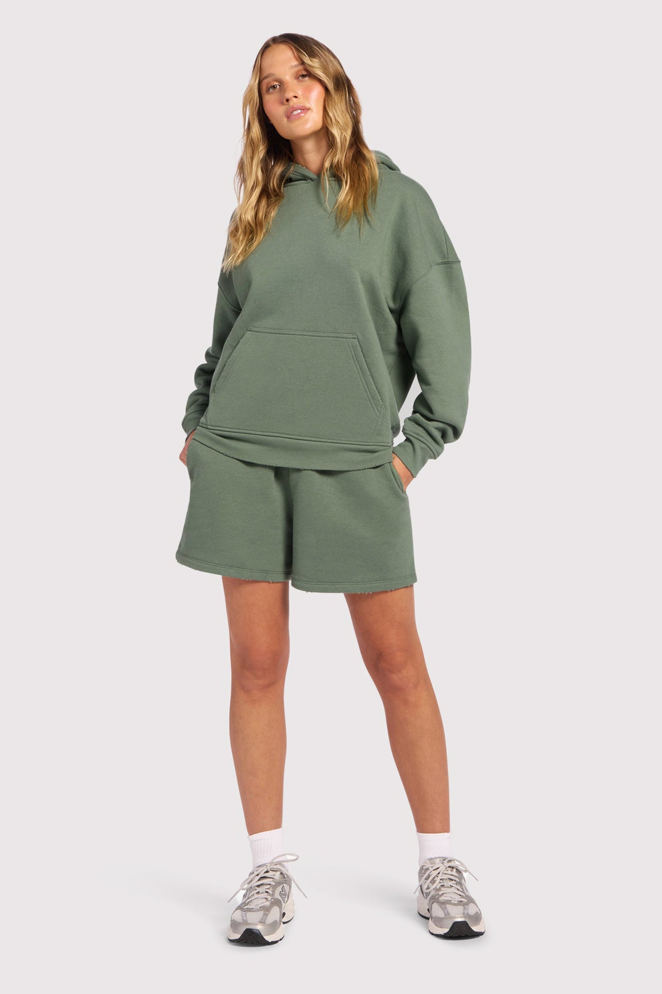 Vintage Fleece Hoodie | Agave