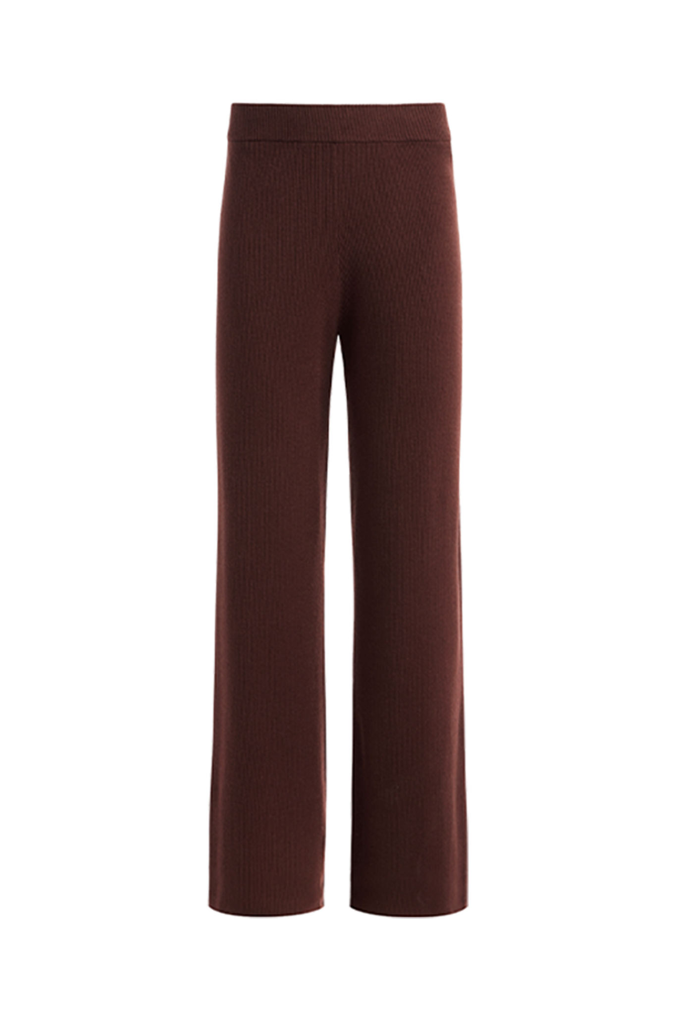 Ribbed Sweater Wide Leg Pant | Coffee
