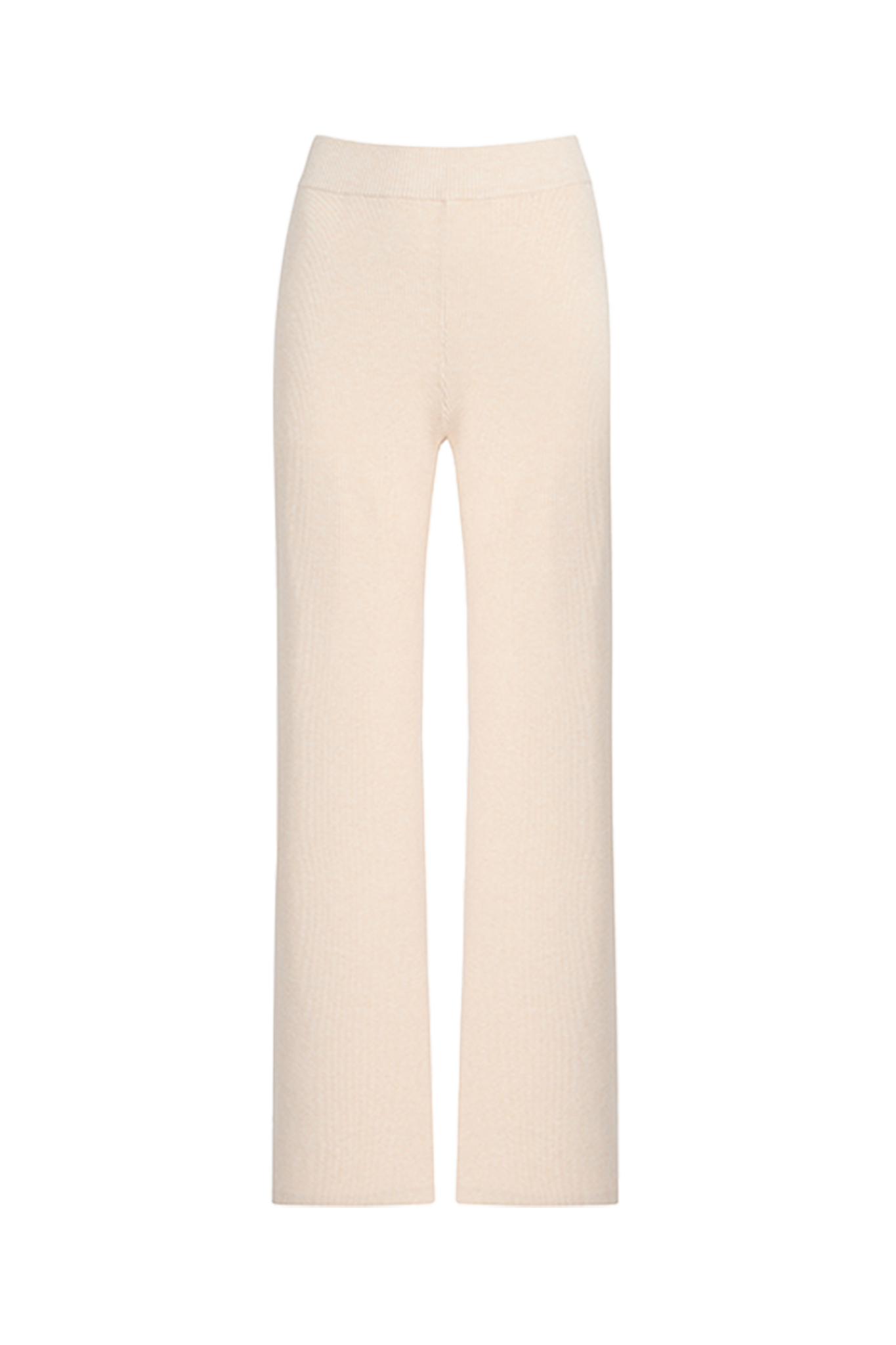 Ribbed Sweater Wide Leg Pant | Heather Bone