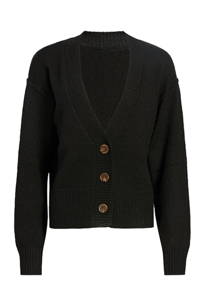 Cozy Knit Cardigan | Black