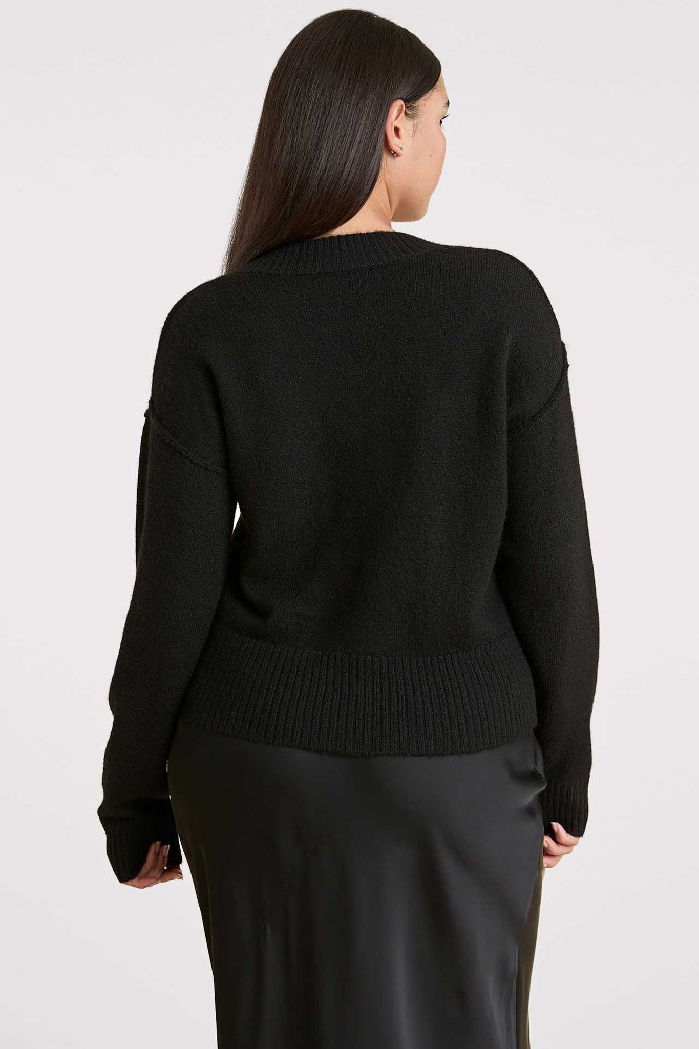 Cozy Knit Cardigan | Black