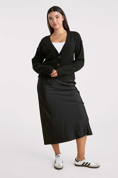 Cozy Knit Cardigan | Black