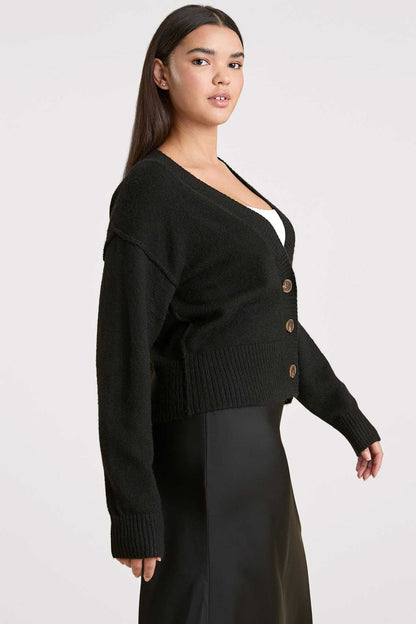 Cozy Knit Cardigan | Black