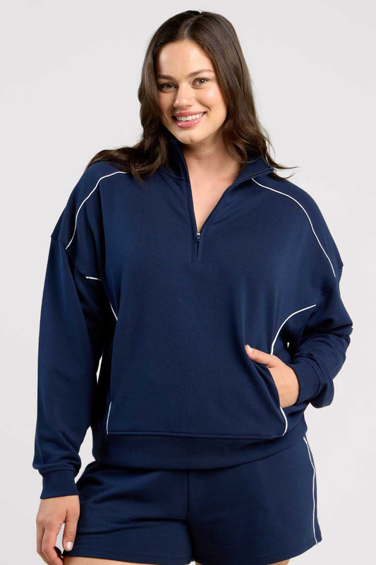 CloudTech Quarter-Zip | Navy