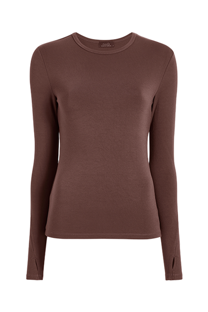 SwiftStretch Long Sleeve Shirt | Coffee