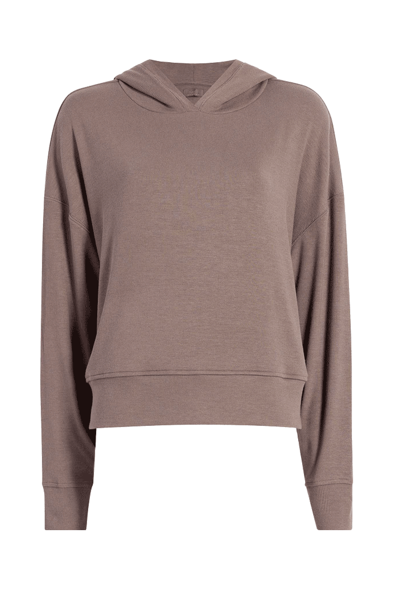 Slinky Rib Hoodie | Mocha