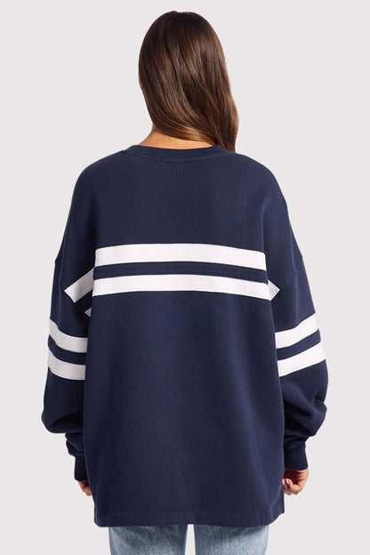 Varsity Crewneck | Navy