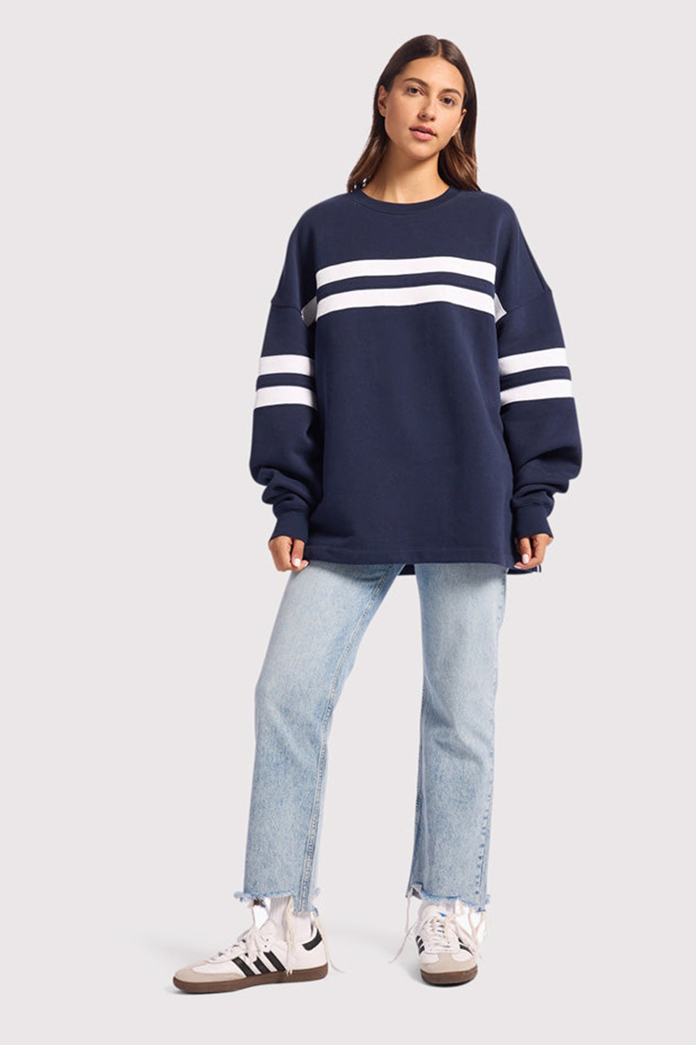 Varsity Crewneck | Navy