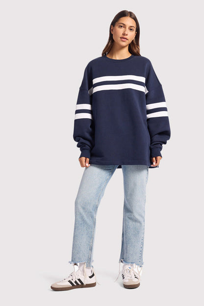 Varsity Crewneck | Navy