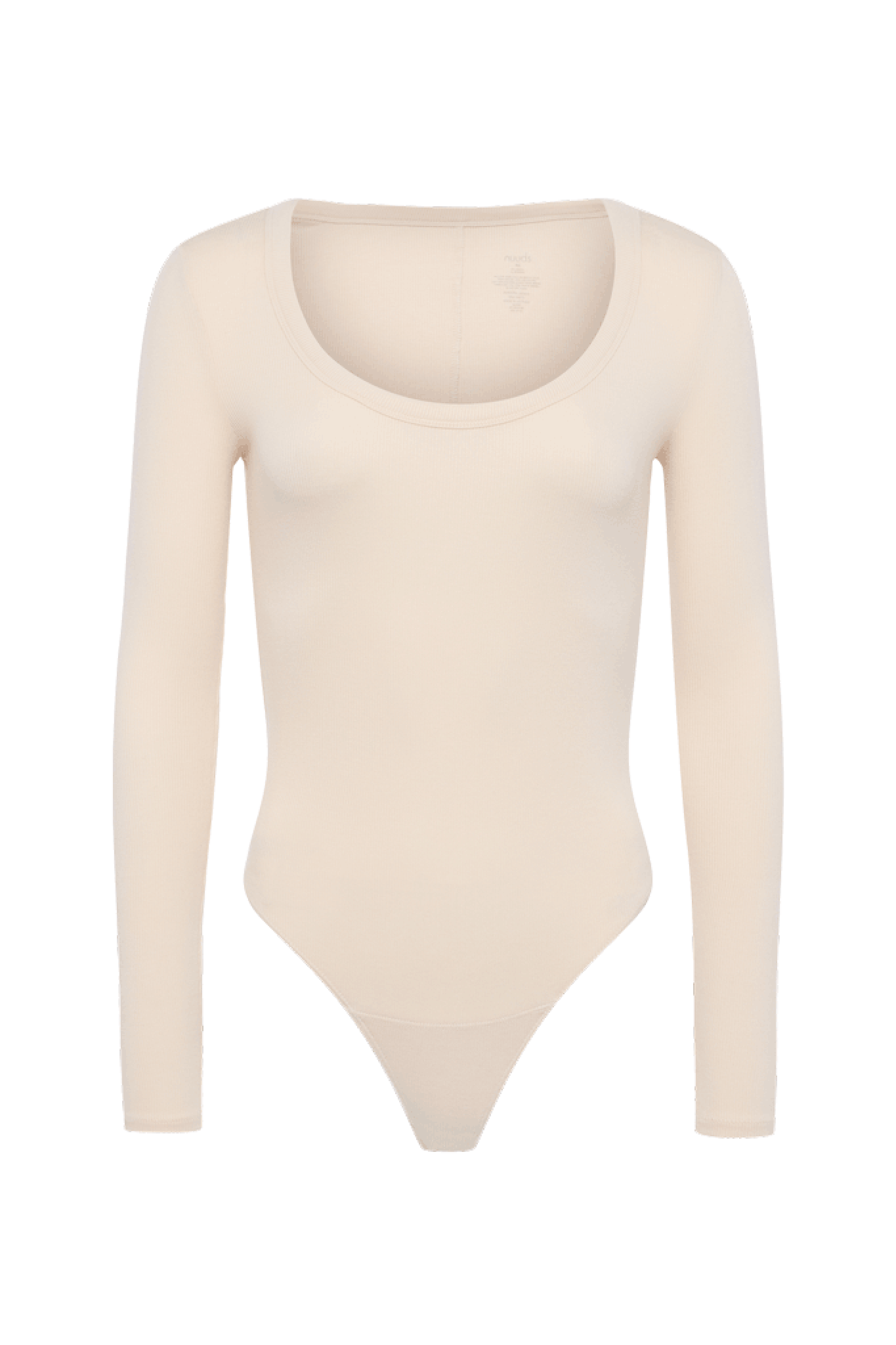 Slinky Rib Long Sleeve Bodysuit | Bone