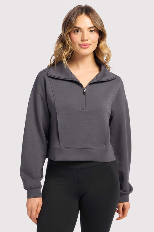 Soft Motion Quarter-Zip | Graphite