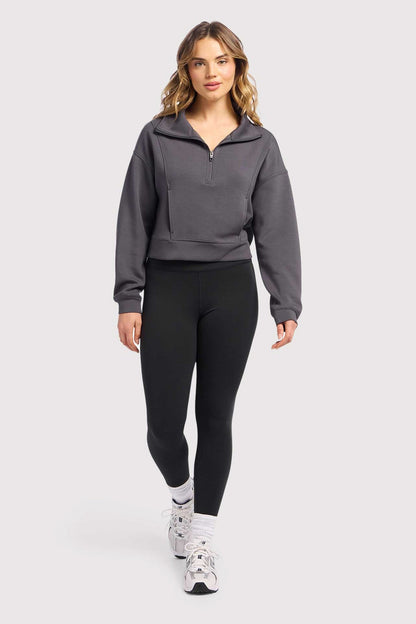 Soft Motion Quarter-Zip | Graphite
