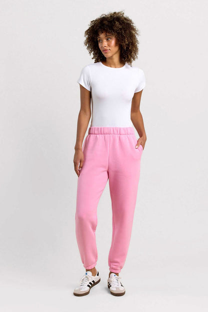 Vintage Fleece Jogger | Bubblegum Pink