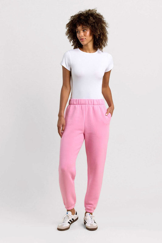 Vintage Fleece Jogger | Bubblegum Pink