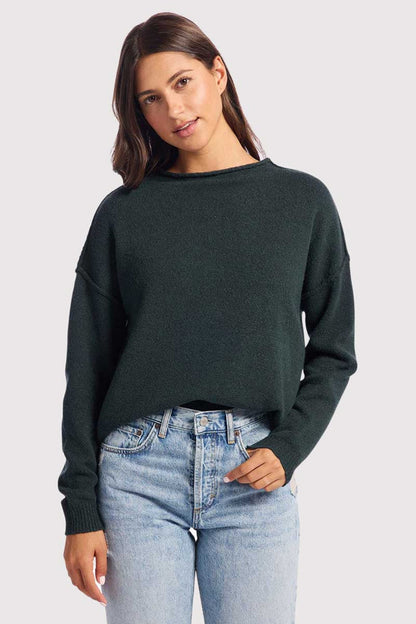 Cozy Knit Mockneck Sweater