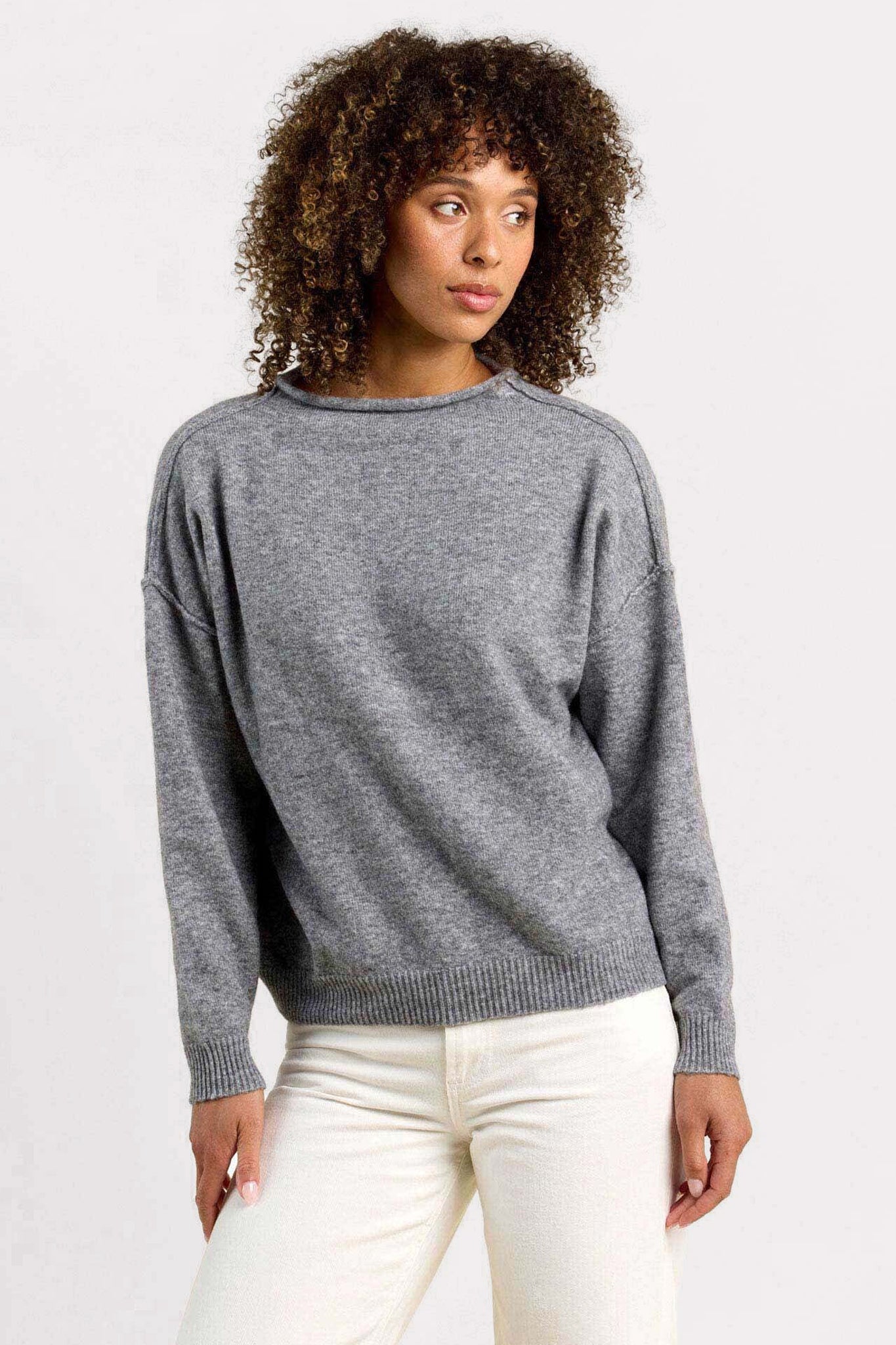 Cozy Knit Mockneck Sweater