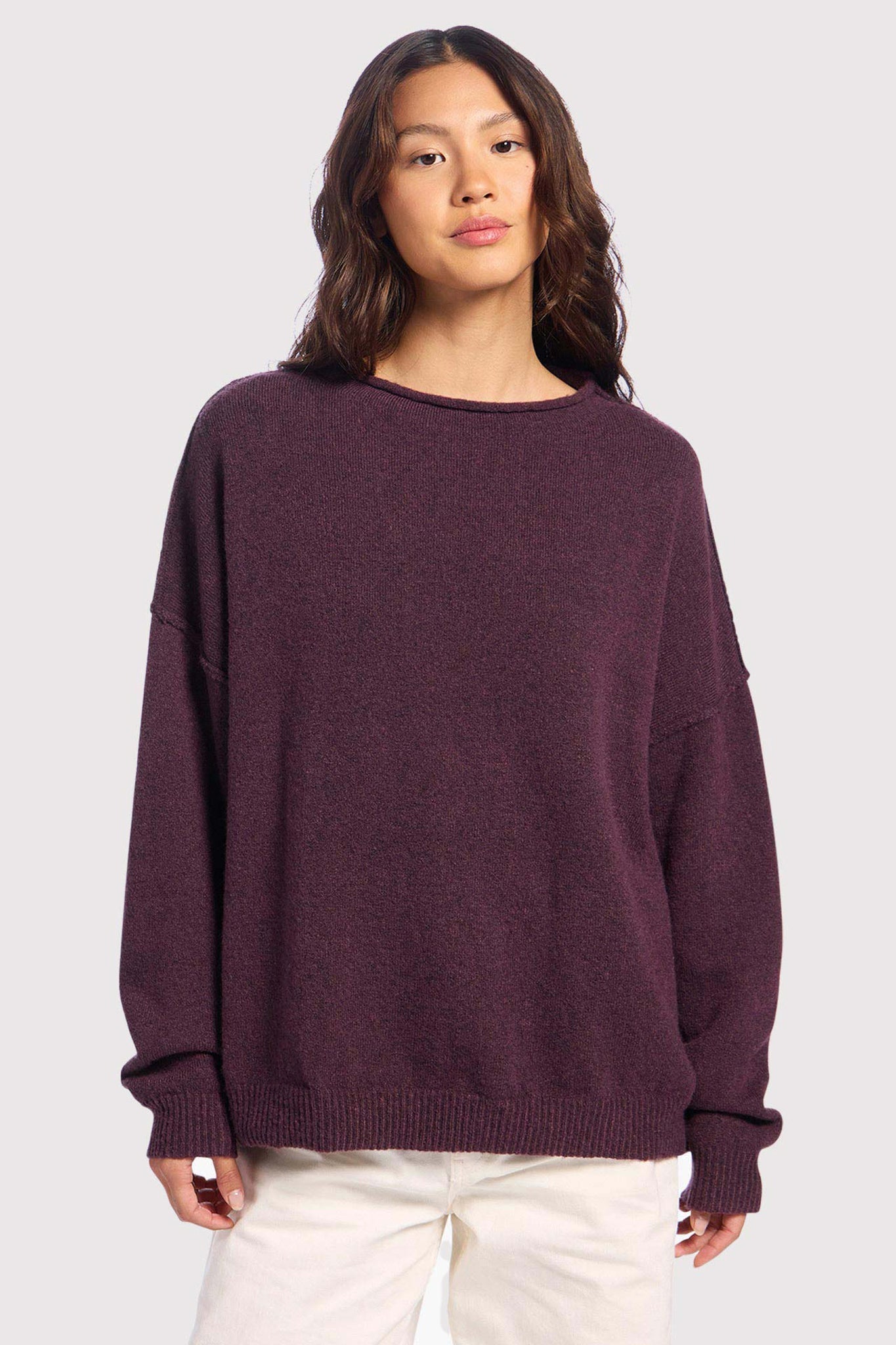 Cozy Knit Mockneck Sweater