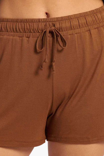Pajama Short Set | Chocolate