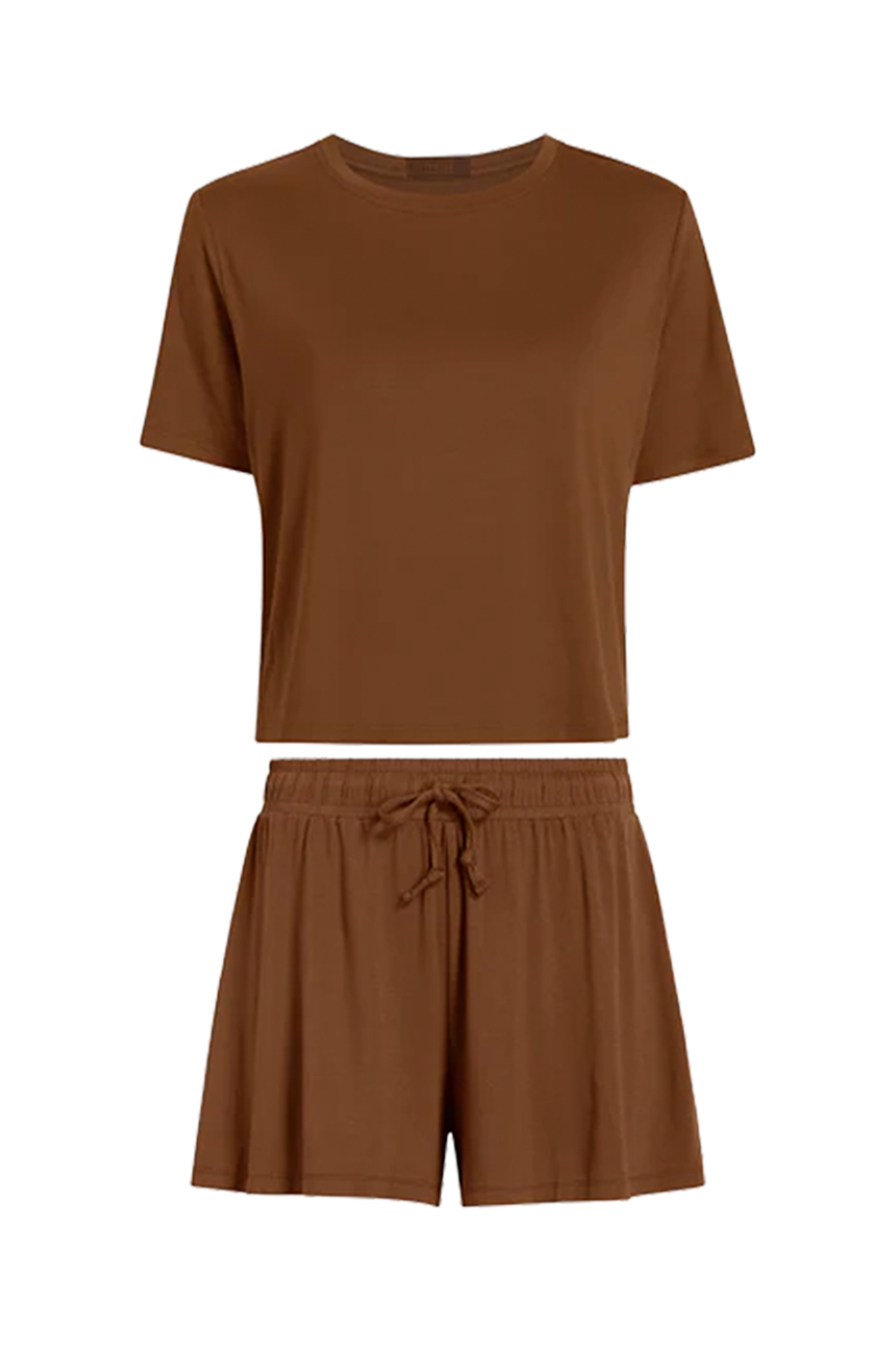 Pajama Short Set | Chocolate