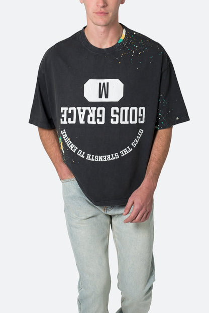 Gods Grace Vintage Tee - Washed Black