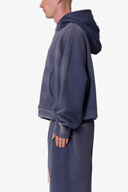 Gradient Pullover Hoodie - Washed Navy