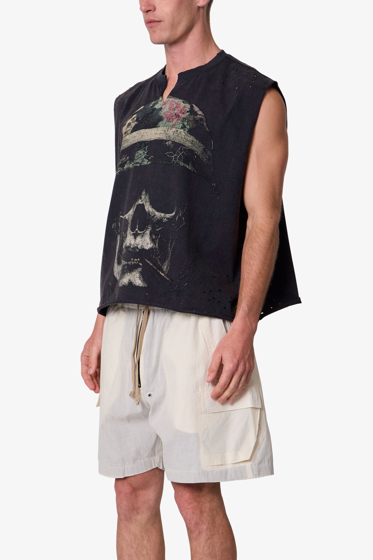 Head Shot Tank - Washed Black