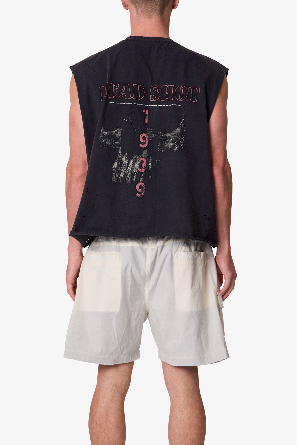 Head Shot Tank - Washed Black