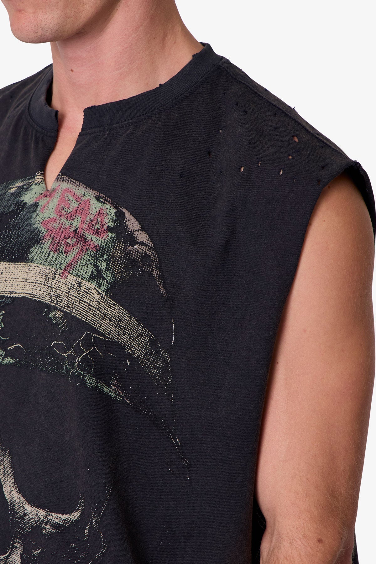 Head Shot Tank - Washed Black
