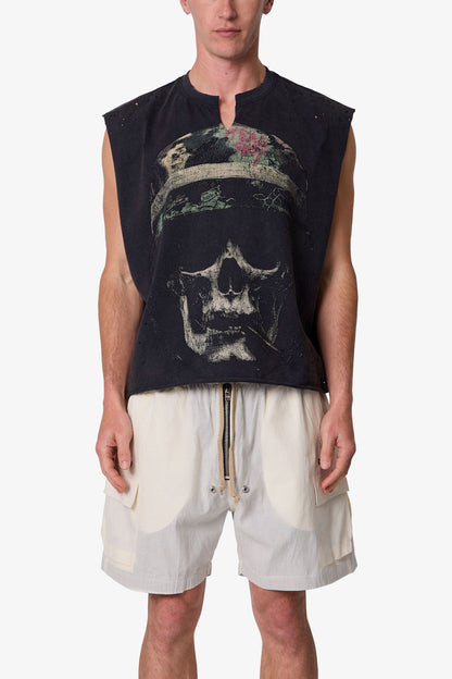 Head Shot Tank - Washed Black